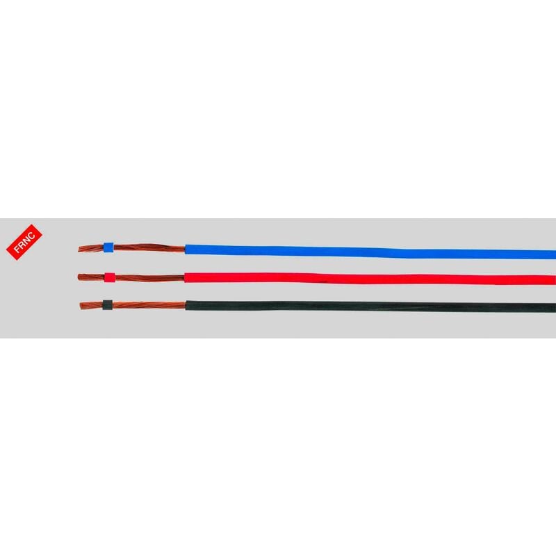 51403 Conducteur individuel H05Z-K 1 x 1 mm² bleu foncé, blanc 100 m D816721 - Helukabel
