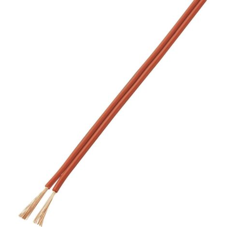 Fil de câblage LiY-Z TRU COMPONENTS LiFY/CCA 1567144 2 x 1 mm² rouge, noir 20 m