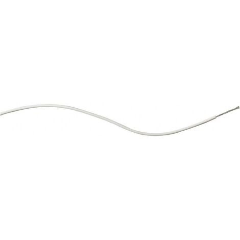 Fil de câblage LiYv TRU COMPONENTS LiY-V 1564515 1 x 0.08 mm² blanc 100 m S813931