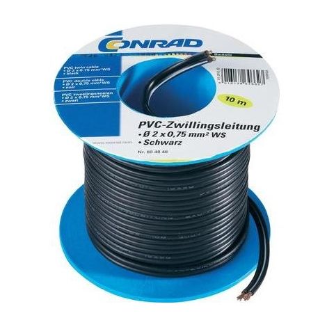 FIL DE CÂBLAGE TRU COMPONENTS SH1464 1566632 2 X 0.75 MM² BLANC 20 M