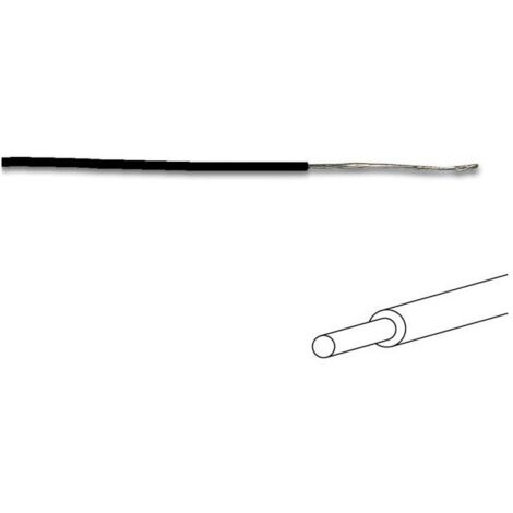Fil De C,blage - à¸ 1 4 Mm - 0 2 Mm,² - Monobrin - Noir