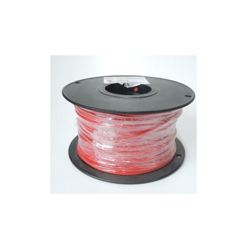 CAE - Fil de câblage rouge souple KY33A02 1x0.38mm² 750V isolé (bobine de 200m)