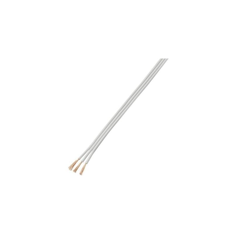 Tru Components - fil de câblage nyfaz/cca 1566989 3 x 0.75 MM² blanc 20 m