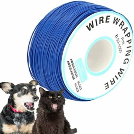 Fil de Clôture Pour Animaux de Compagnie, Chien de Câble de Fil de Bobine de Clôture électrique de 300 M/984ft Système de Clôture de Chien électrique Solide Souterrain - fil De Bobine