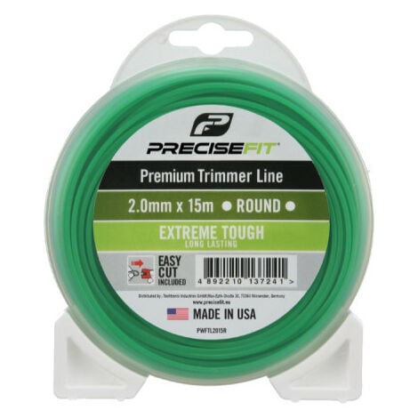 Fil de coupe bordure universel PRECISEFIT nylon 2,0mm - rond - 15m PWFTL2015R