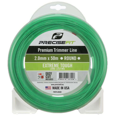 Fil de coupe bordure universel PRECISEFIT nylon 2,0mm - rond - 50m PWFTL2050R