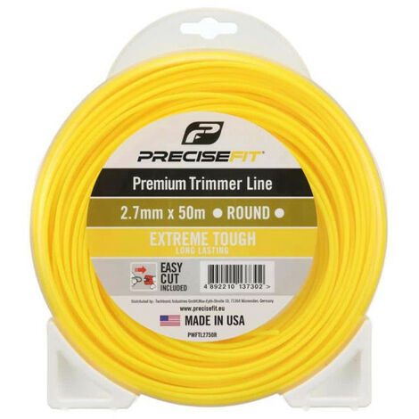 Fil de coupe bordure universel PRECISEFIT nylon 2,7mm - rond - 50m PWFTL2750R
