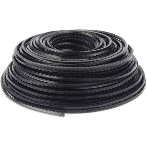 Fil de coupe en nylon pour débroussailleuse - 3 mm x 53 m - Fil denté - Fil pour débroussailleuse - Fil pour débroussailleuse et mauvaises herbes