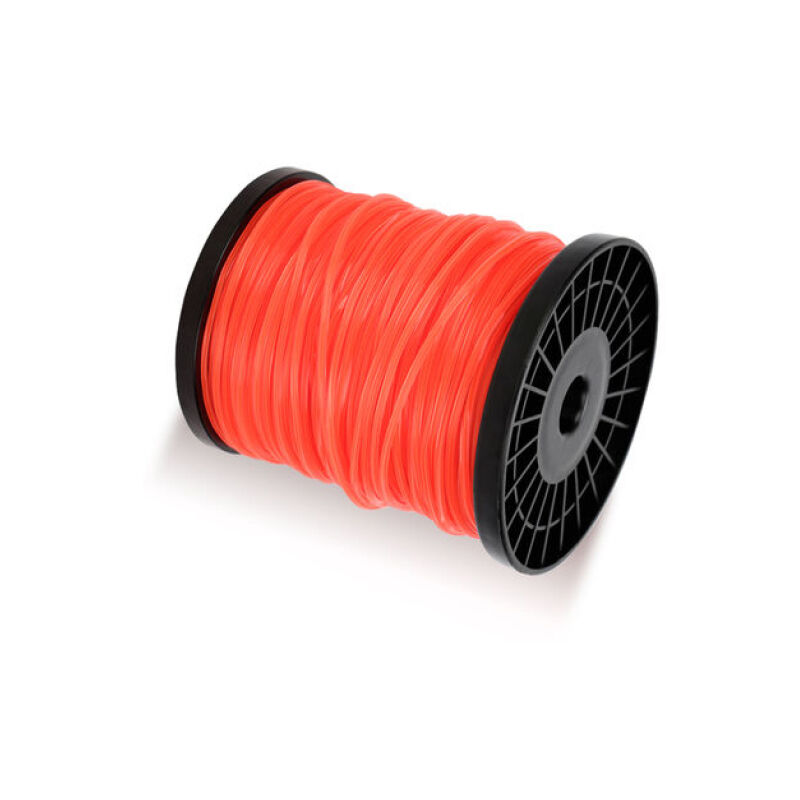 Fil de coupe Universal pour débroussailleuse, 100M, fil nylon (Carré-2,4mm)
