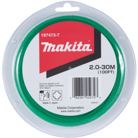 Fil de coupe Makita nylon 2 mm x 35 m vert