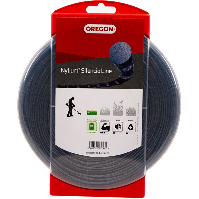 Fil de coupe Oregon Nylium Silencio, Diamètre 3,5 mm, longueur 40 m