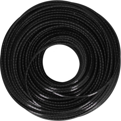 Fil de coupe pour débroussailleuse 3,0 mm x 60 m, remplacement de la corde en nylon pour débroussailleuse, coupe-herbe et débroussailleuse