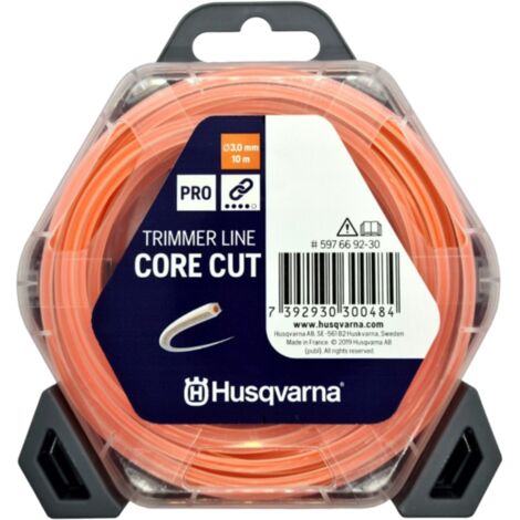 Fil de coupe pour débroussailleuses et coupe-bordures Husqvarna CORECUT 3.0x10m ORIGINAL