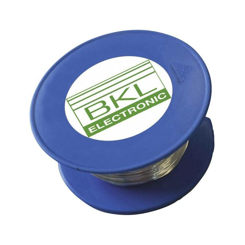 Bkl Electronic - Fil de cuivre ø extérieur (sans vernis isolant): 0.60 mm 120 m S899651