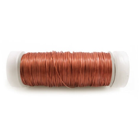 Fil de cuivre n°6 - 0,40 mm x 50 m avec bobine