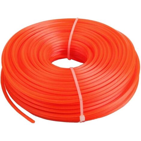 Fil de débroussailleuse, Fil de Nylon Tondeuse de 3,0 mm, Ligne de Rechange pour pelouses, Jardins, trottoirs, passerelles, Parcs et paysages (3 x 50 m)
