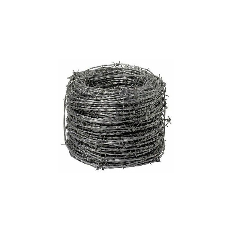Wolfpack - Fil de Fer Barbelé Galvanisé 250 Mètres 4/15