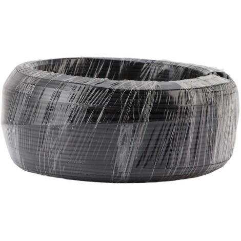 Fil de fer en aluminium pour bonsaï, fil de palissage pour bonsaï, 500 g, noir, pour jardinage et horticulture, 5 mm / 0,2 po