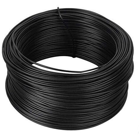 Fil de Fer Galvanisé 0,55mm, Bobine 100 Mètres pour Jardinage et Bricolage - Durable, Flexible, Idéal Bonsaï Stockage Câbles