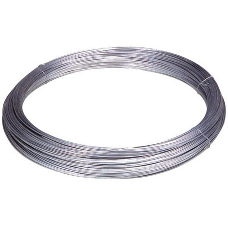 Rouleau de fil galvanisé 25 Kg. n° 15 - 2,4 mm.
