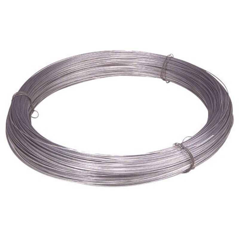 Rouleau de fil galvanisé 5 kg. n ° 8 - 1,3 mm