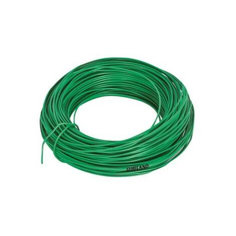 Fil de fer plastifié pour attache brise vue - bache- haie synthétique 2.2 mm x 25 m copie