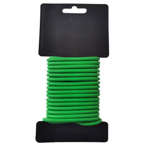Fil de Jardin Gainé de Plastique 3mm x 10m – pour Attacher les Plantes, les Vignes et le Tuteur – Lien Solide et Flexible