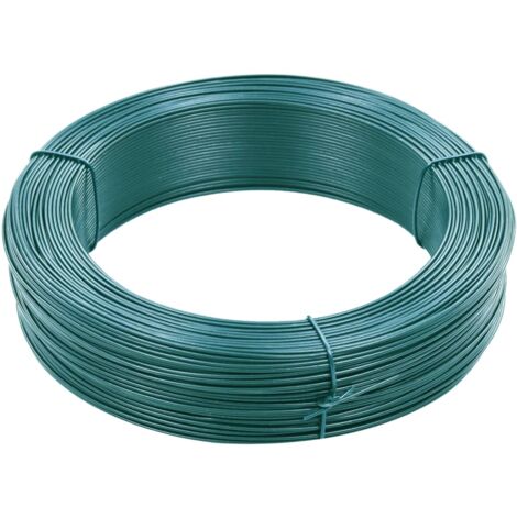 Fil de liaison de clôture 250 m 0,9/1,4 mm Acier Vert noirâtre CFW26730
