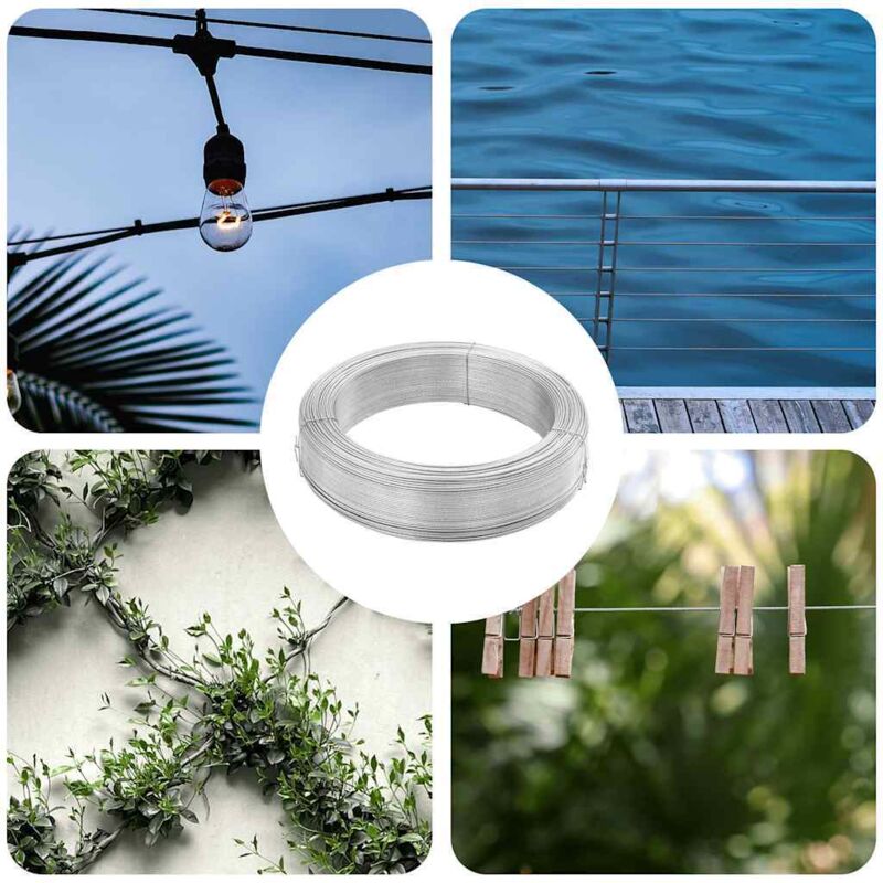 Fil de liaison de clôture 250 m 2,5 mm Acier Vidaxl