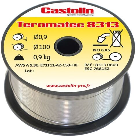 Fil de Pelliccia Sans Gaz Castolin 0,9 mm – 0,9 kg – Numéro de référence 83130809