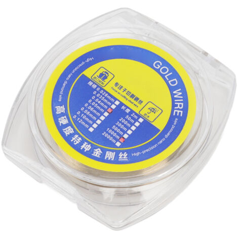 Fil de séparation pour écran LCD 0.04mm haute dureté, résistant à l'usure, coupe stable, 1000m/3280ft