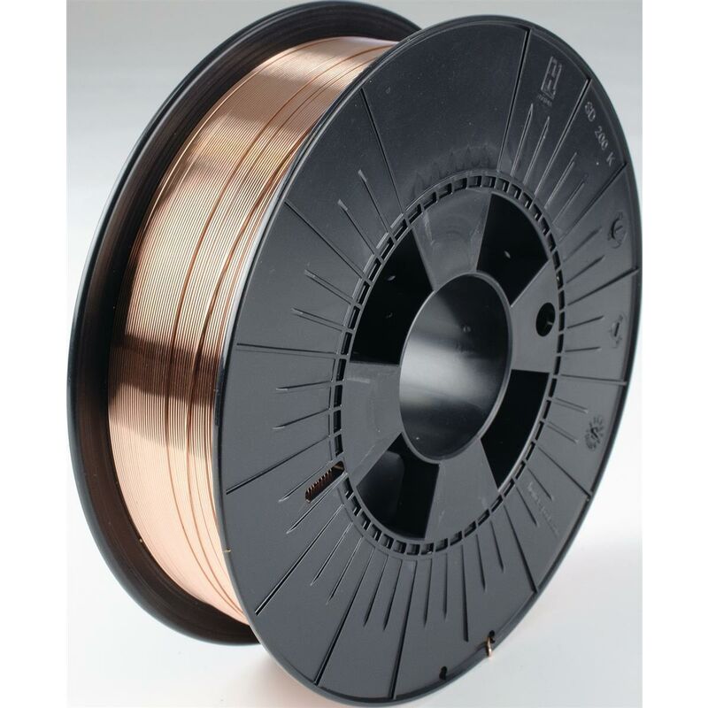 Fil de soudage G3Si1 (SG 2) D. 0,8 mm bobine D-200 enroulé en couches