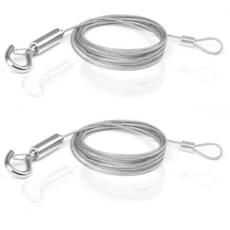 Fil de suspension pour tableaux, boucle en fil d'acier inoxydable, cordon de suspension pour luminaires-AquaForge