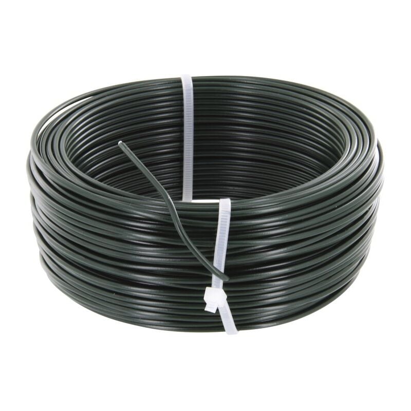 Fil de tension plastifie vert diam 2.70 x 100M