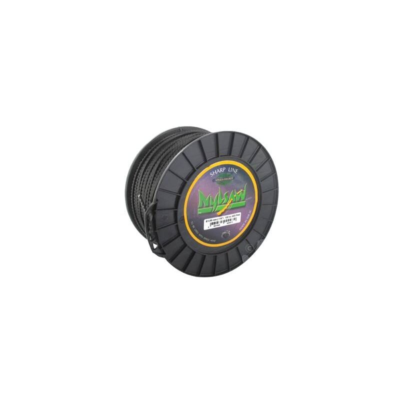 Bobine fil nylon cranté NYLSAW - 4 mm x 74m - qualité professionnelle - fabrication française