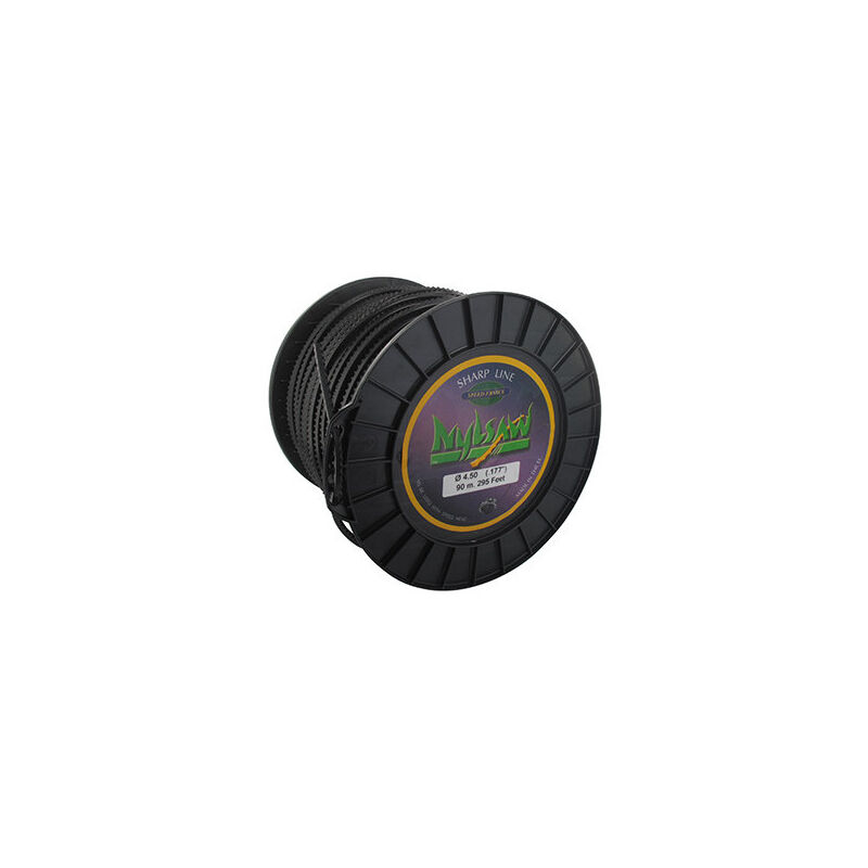 Bobine fil nylon cranté NYLSAW - 4,50 mm x 90m - qualité professionnelle - fabrication française
