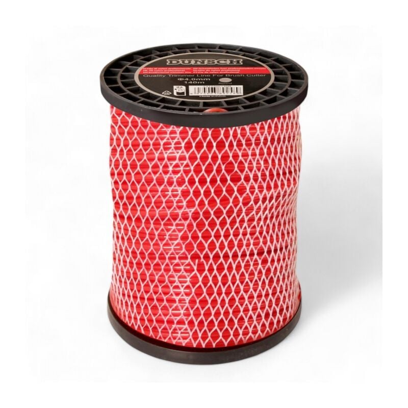 Fil débroussailleuse rond 4,0mm 140m en bobine Dunsch 7312400140R
