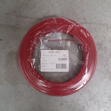 Câble électrique - 1.5 mm2 - vert - au mètre - TB00363G