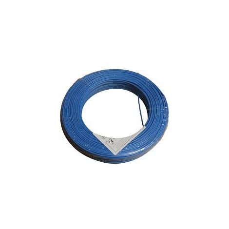 FIL ÉLECTRIQUE 1MM2 BLEU CLAIR SOUPLE H05VK 100M SERMES