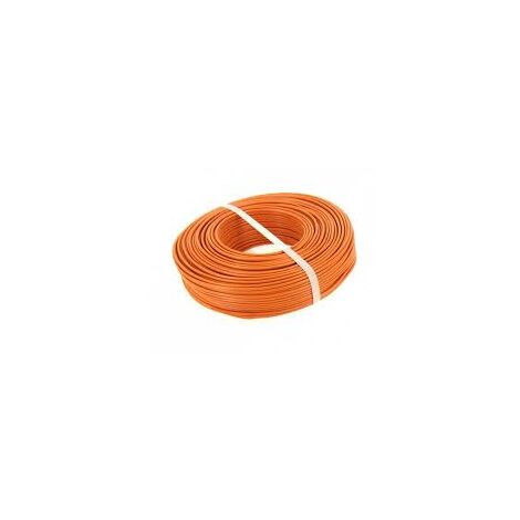 FIL ÉLECTRIQUE 1MM2 ORANGE SOUPLE H05VK 100M SERMES