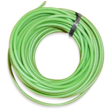 Fil electrique auto souple 1 mm² vert (10 m)
