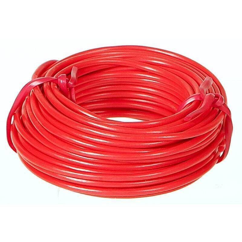 Oc-pro - Fil electrique auto souple 6 mm² rouge (10 m)