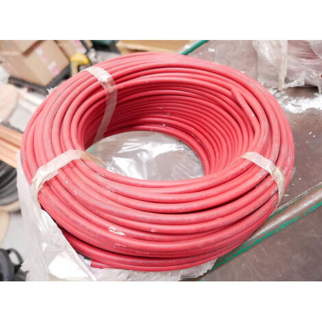 Fil électrique H07VR 35mm² rouge rigide (couronne de 100m) pour alimentation SERMES