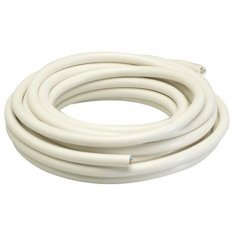 Fil électrique Ho5 Vv-f 3 G 1 Mm²  10 Blanc