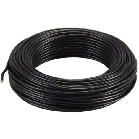 Fil électrique HO7VU 1.5 mm² noir en 100 m - Arcanaute