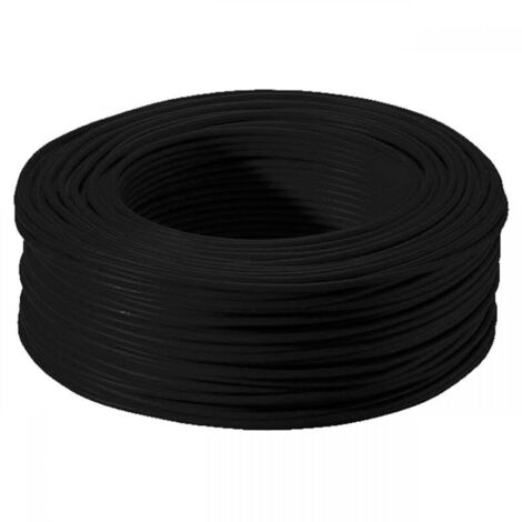 Fil électrique HO7VU 1.5 mm² noir vendu au mètre - Arcanaute