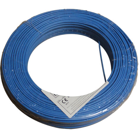 Fil électrique HO7VU 2.5 mm² bleu en 100 m - Arcanaute