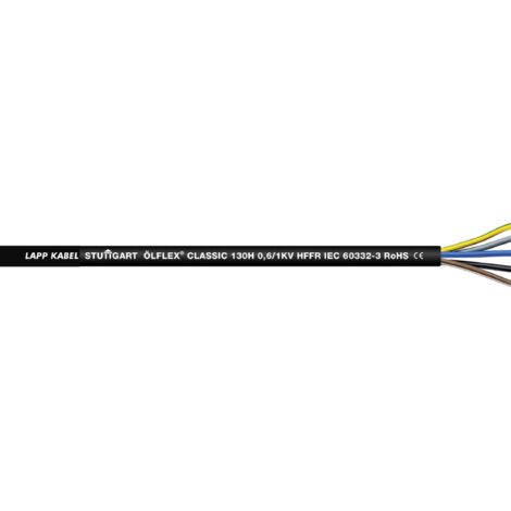 Fil électrique Lapp ölflex classic 130 h 2.5mm² noir