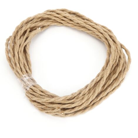 Fil électrique Linge de Câble d'éclairage de Corde Vintage pour Lampe de Plafond 3 Meters / 9.8ft