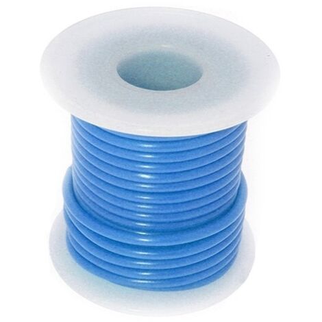 Fil électrique Souple De Couleur Bleu Section 1,5mm² - L: 7,6mètres.
